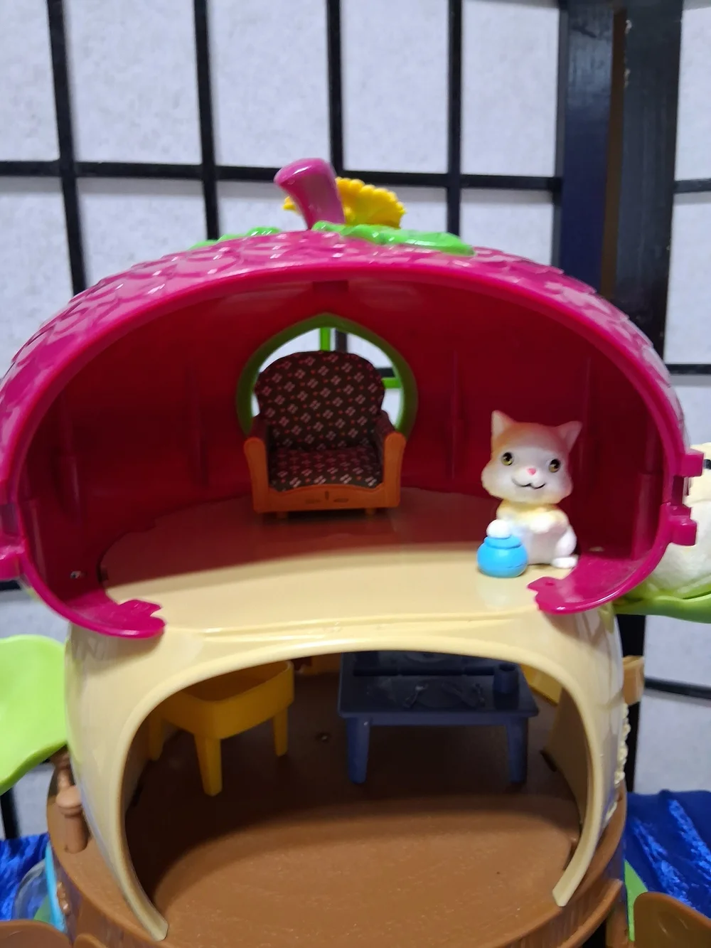 Playhouse Treehouse Toy Set - Pink and Green